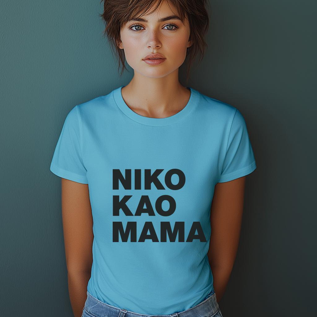 Camiseta Majica sa štampanim printom Cam 895, Ženska, Akvamarin