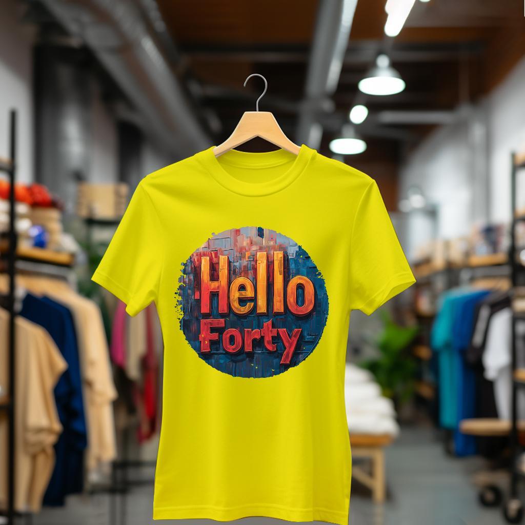 Camiseta Majica sa štampanim printom Cam 904, Ženska, Žuta