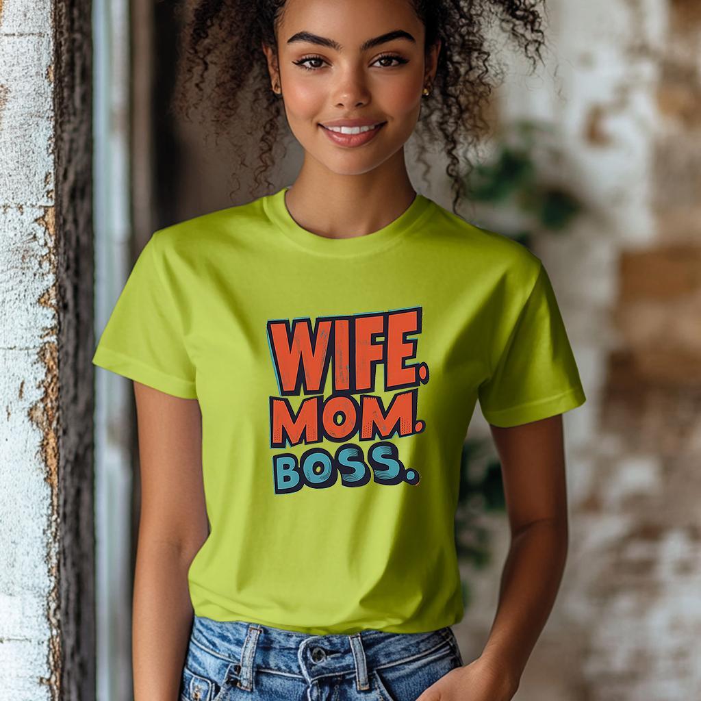 Camiseta Majica sa štampanim printom Cam 885, Ženska, Limeta