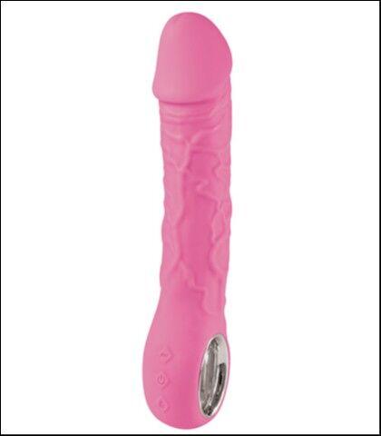 Fantasy Toys Silikonski vibrator Prometheus, 22cm, Roze