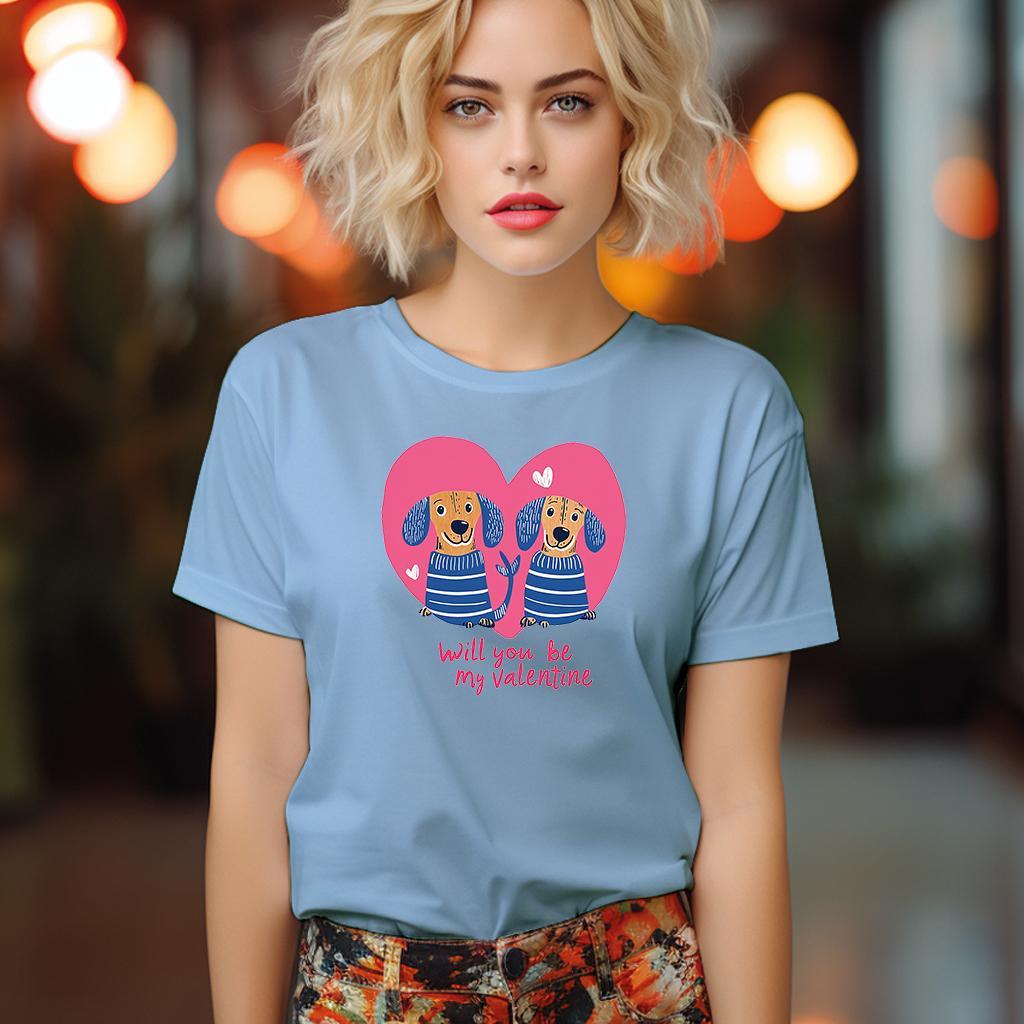 Camiseta Majica sa štampanim printom Cam 872, Ženska, Cijan