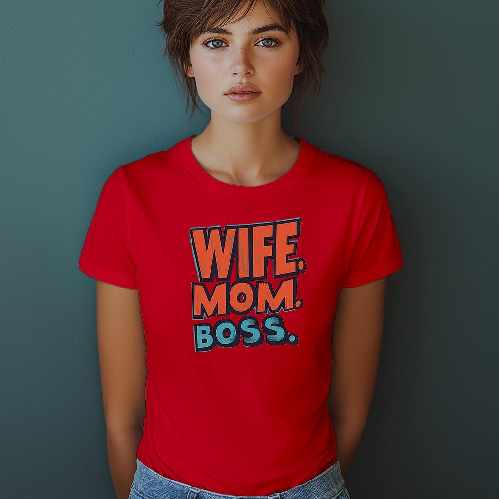 Camiseta Majica sa štampanim printom Cam 885, Ženska, Crvena