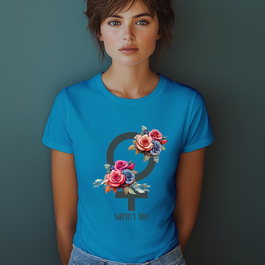 Camiseta Majica sa štampanim printom Cam 898, Ženska, Akva