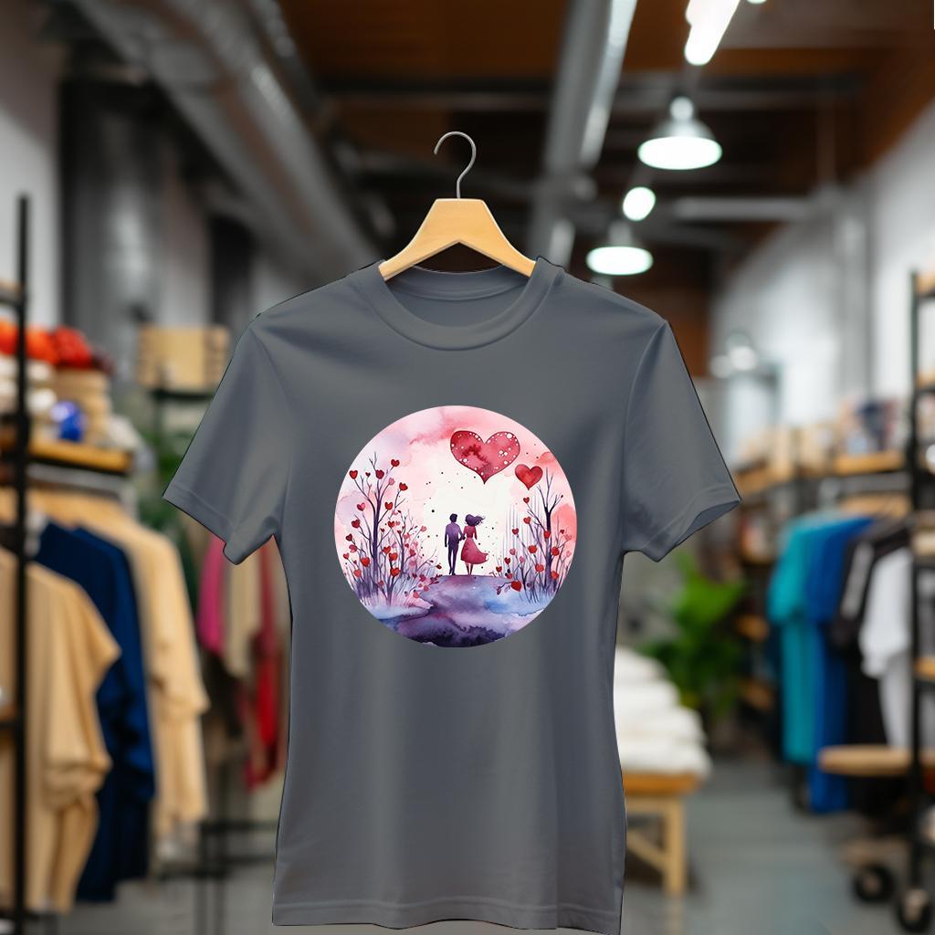 Camiseta Majica sa štampanim printom Cam 881, Ženska, Tamnosiva