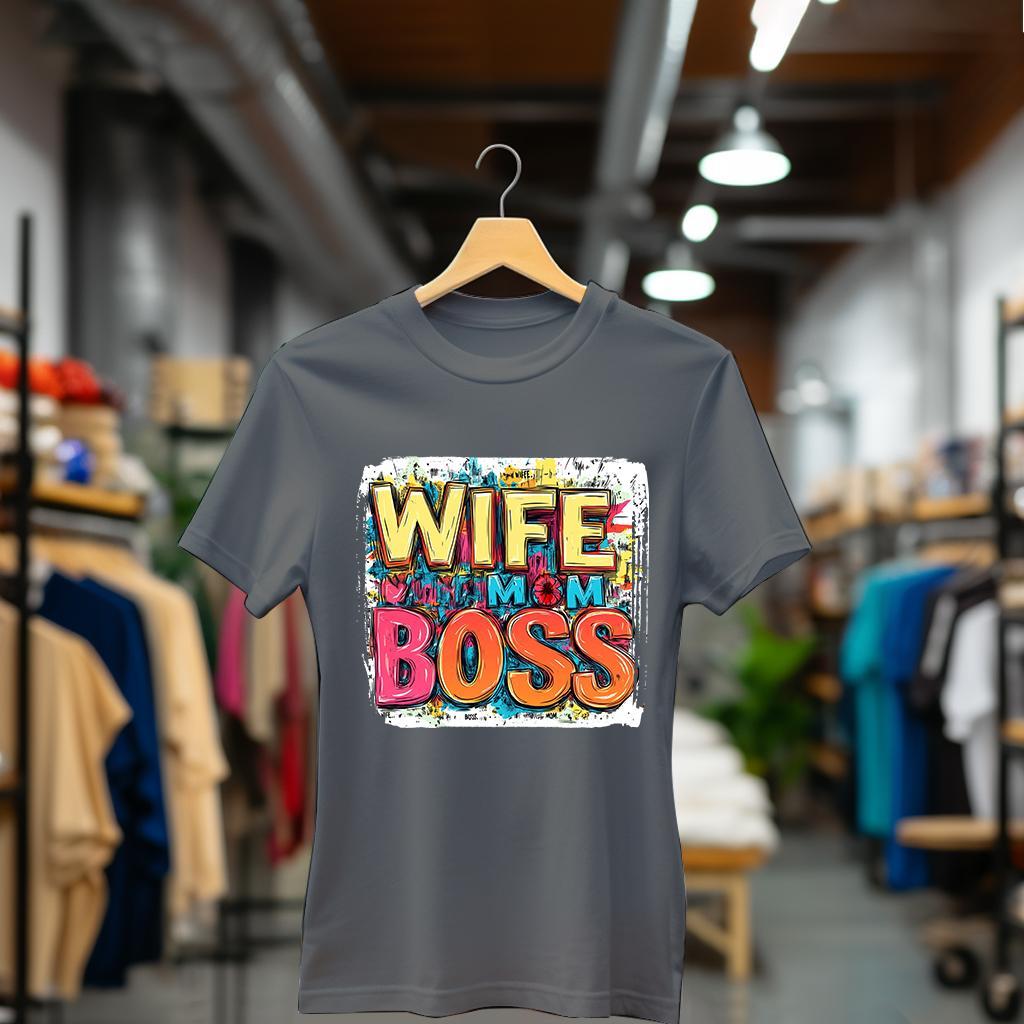 Camiseta Majica sa štampanim printom Cam 892, Ženska, Tamnosiva