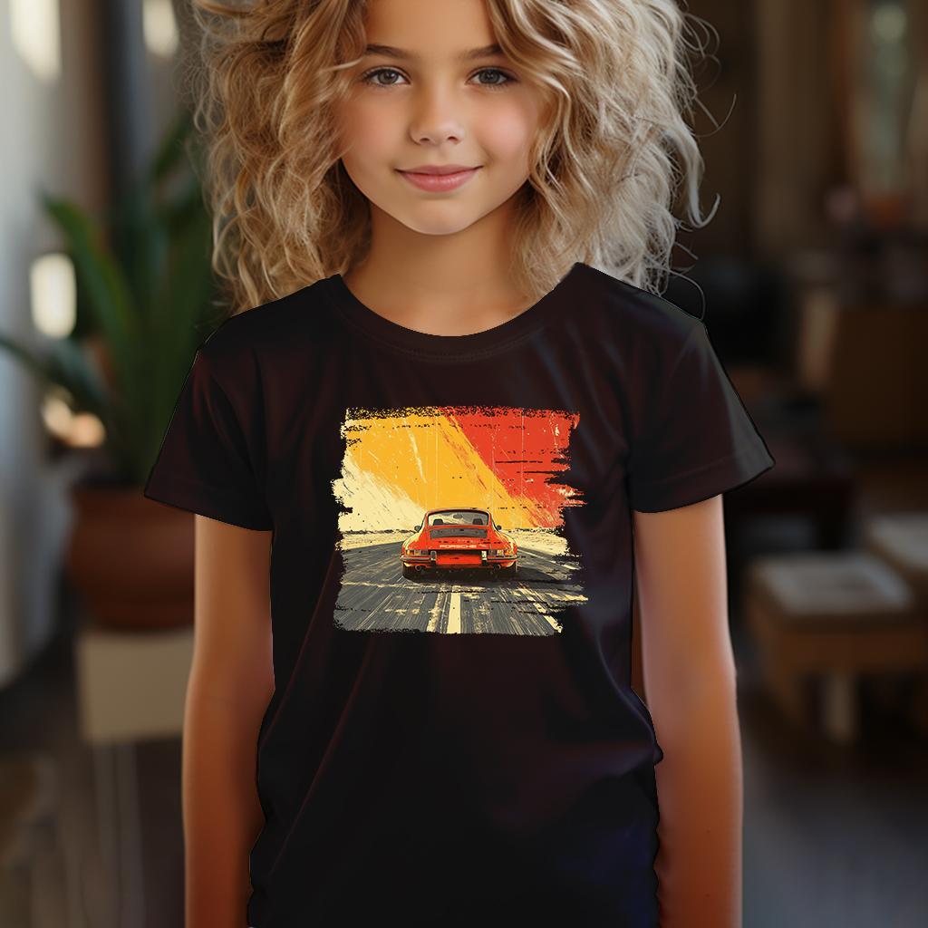 Camiseta Majica sa štampanim printom Cam 842, Dečija, Čokolada