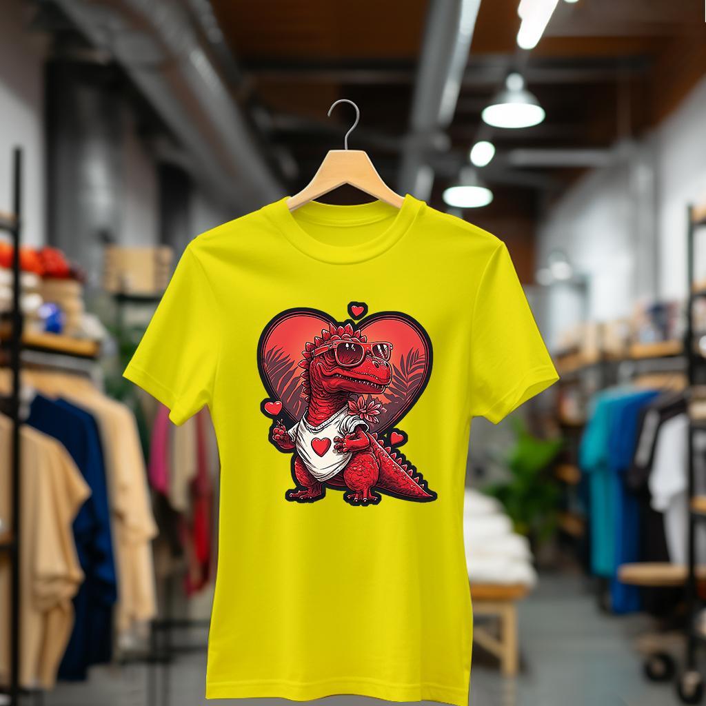 Camiseta Majica sa štampanim printom Cam 876, Ženska, Žuta