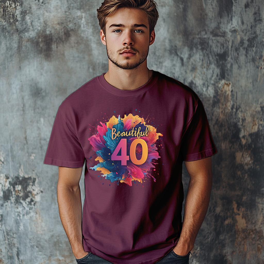 Camiseta Majica sa štampanim printom Cam 901, Muška, Drvo Ruže