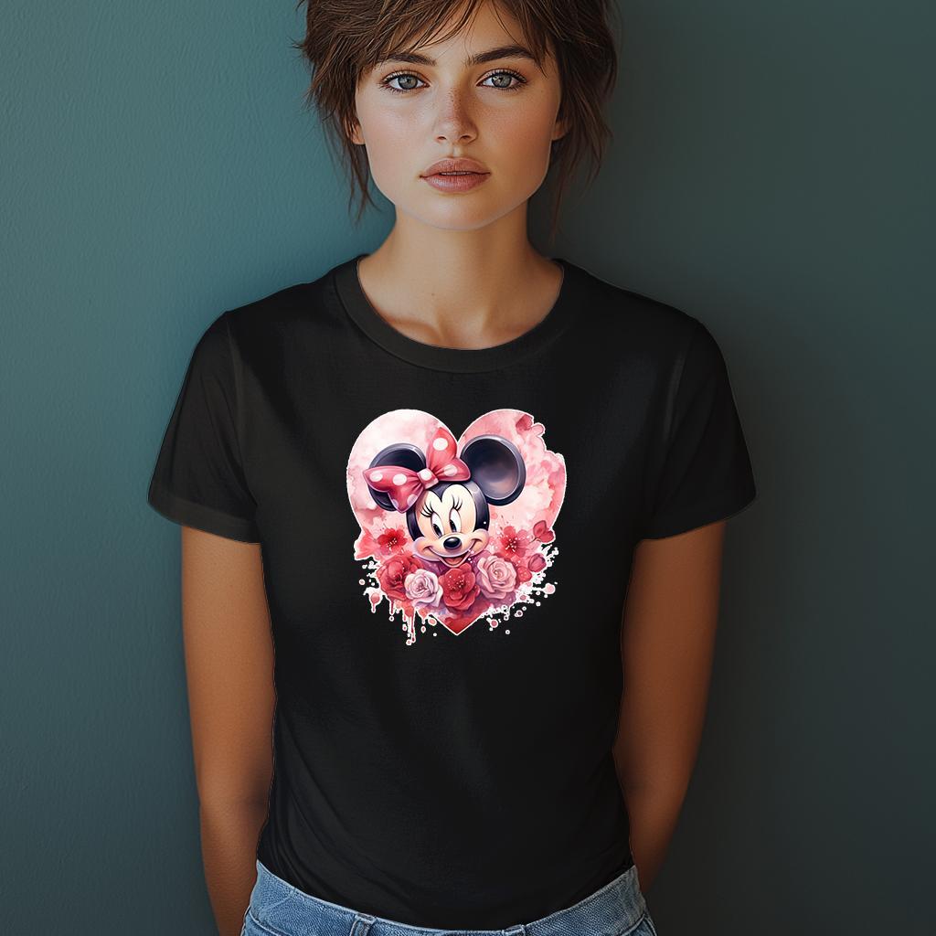 Camiseta Majica sa štampanim printom Cam 882, Ženska, Crna