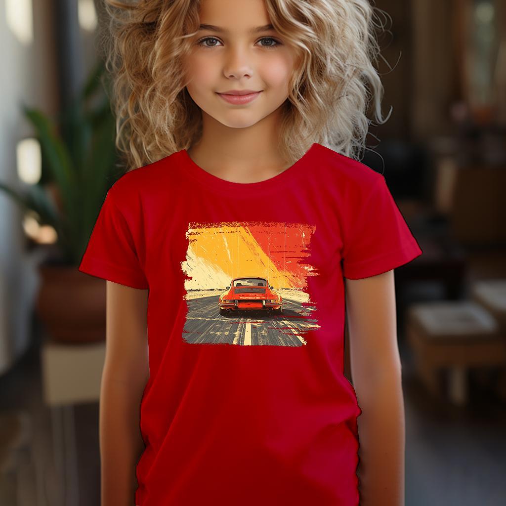 Camiseta Majica sa štampanim printom Cam 842, Dečija, Crvena