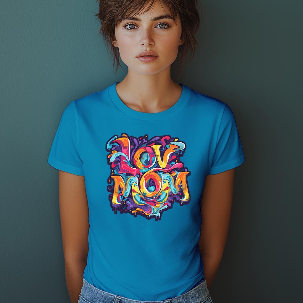 Camiseta Majica sa štampanim printom Cam 889, Ženska, Akva