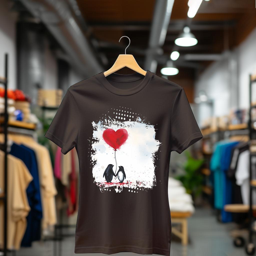Camiseta Majica sa štampanim printom Cam 879, Ženska, Čokolada
