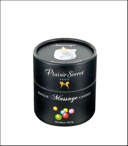 Plaisir Secret Masažna sveća Bubble Gum, 80ml