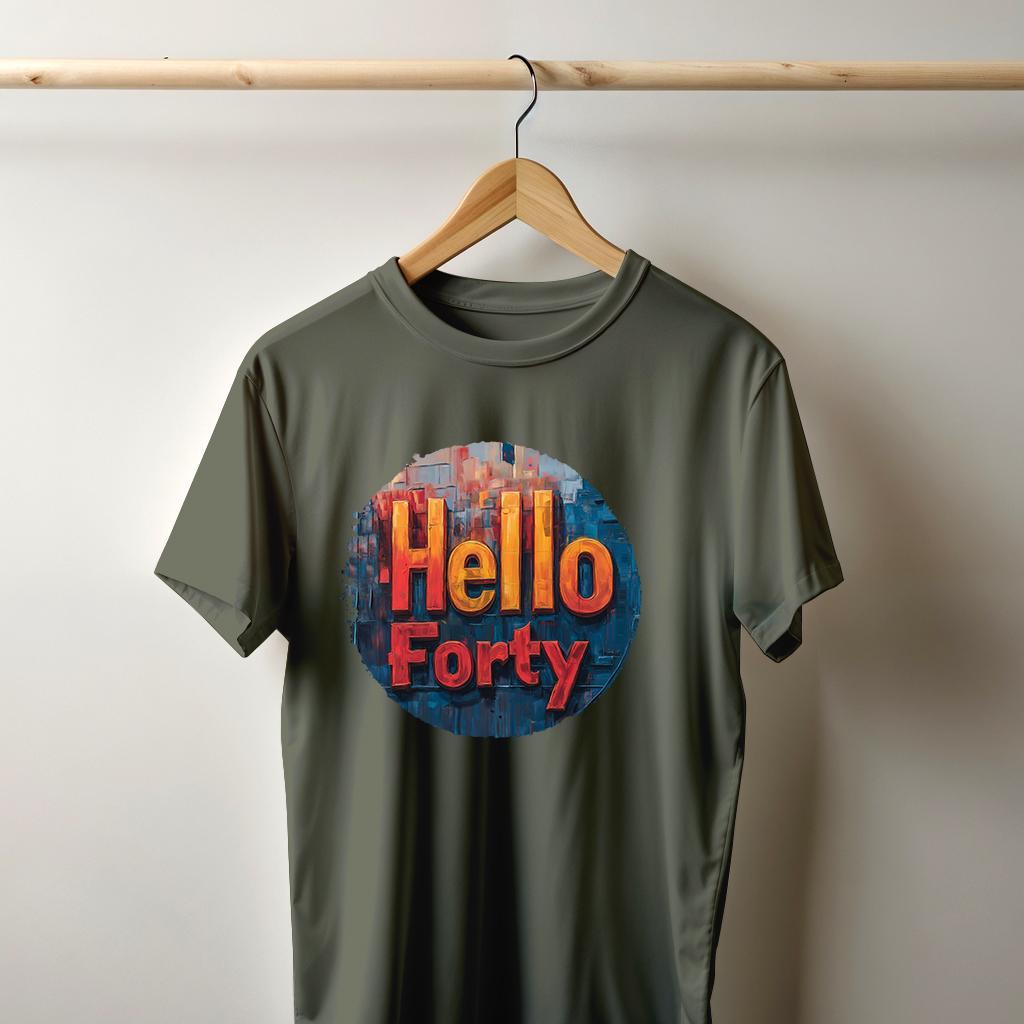 Camiseta Majica sa štampanim printom Cam 904, Muška, Maslina