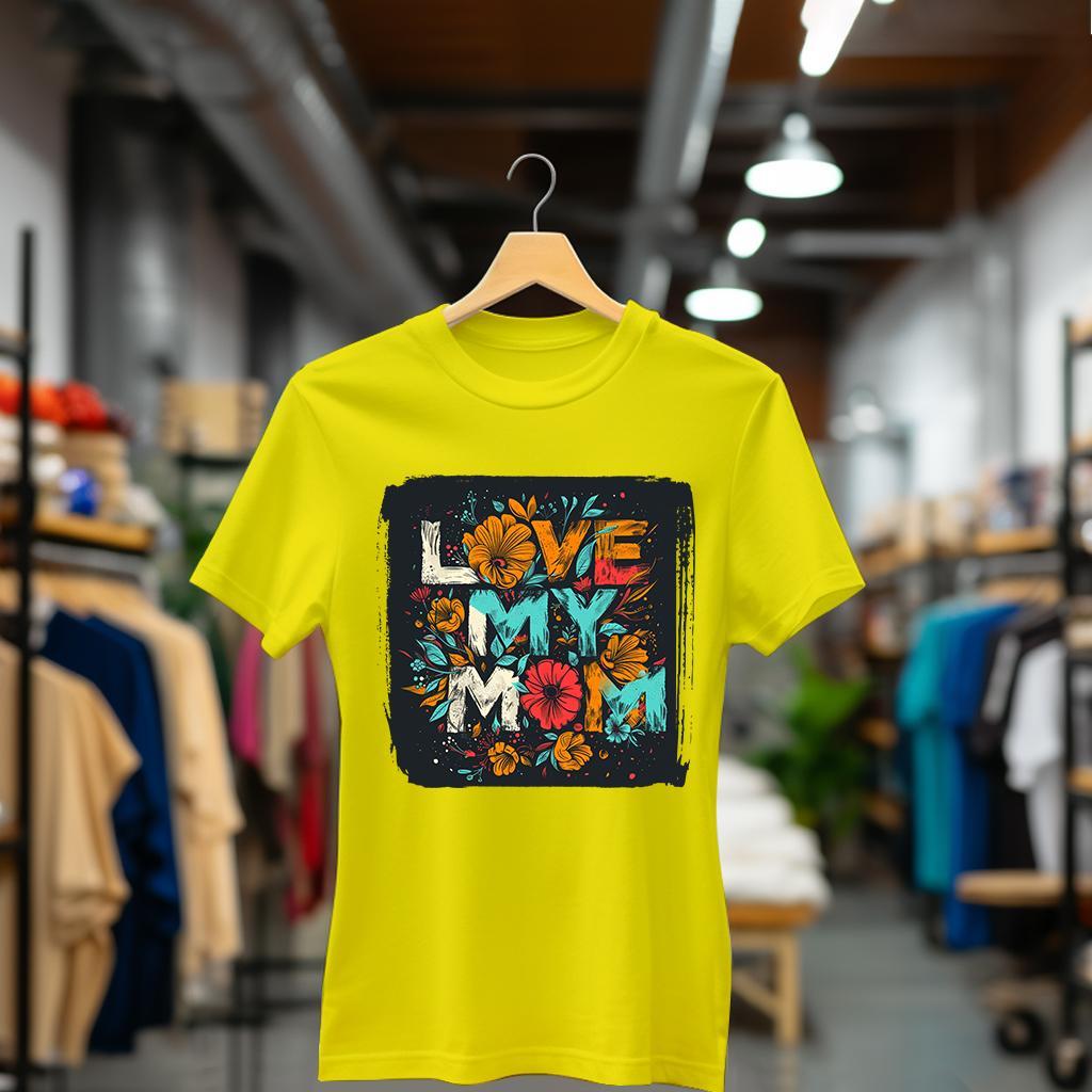 Camiseta Majica sa štampanim printom Cam 888, Ženska, Žuta