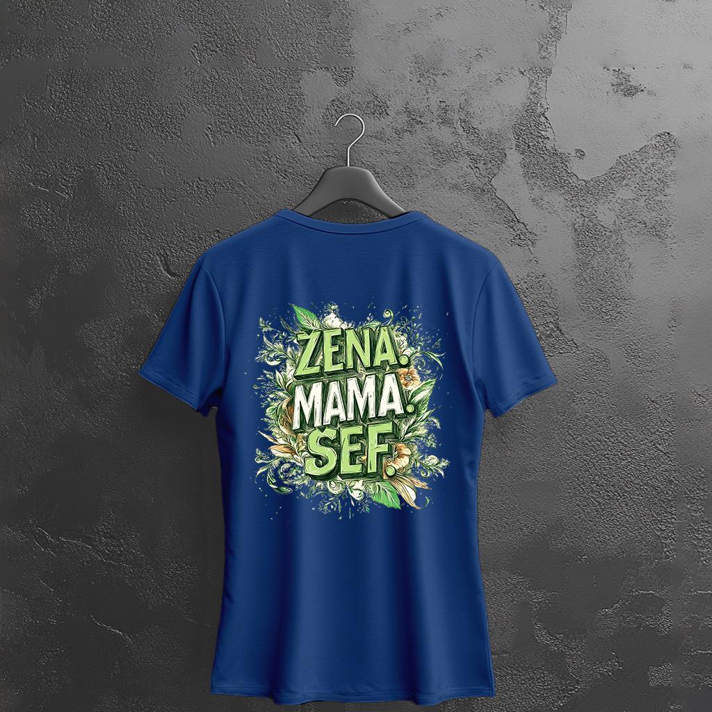 Camiseta Majica sa štampanim printom Cam 887, Ženska, Borovnica