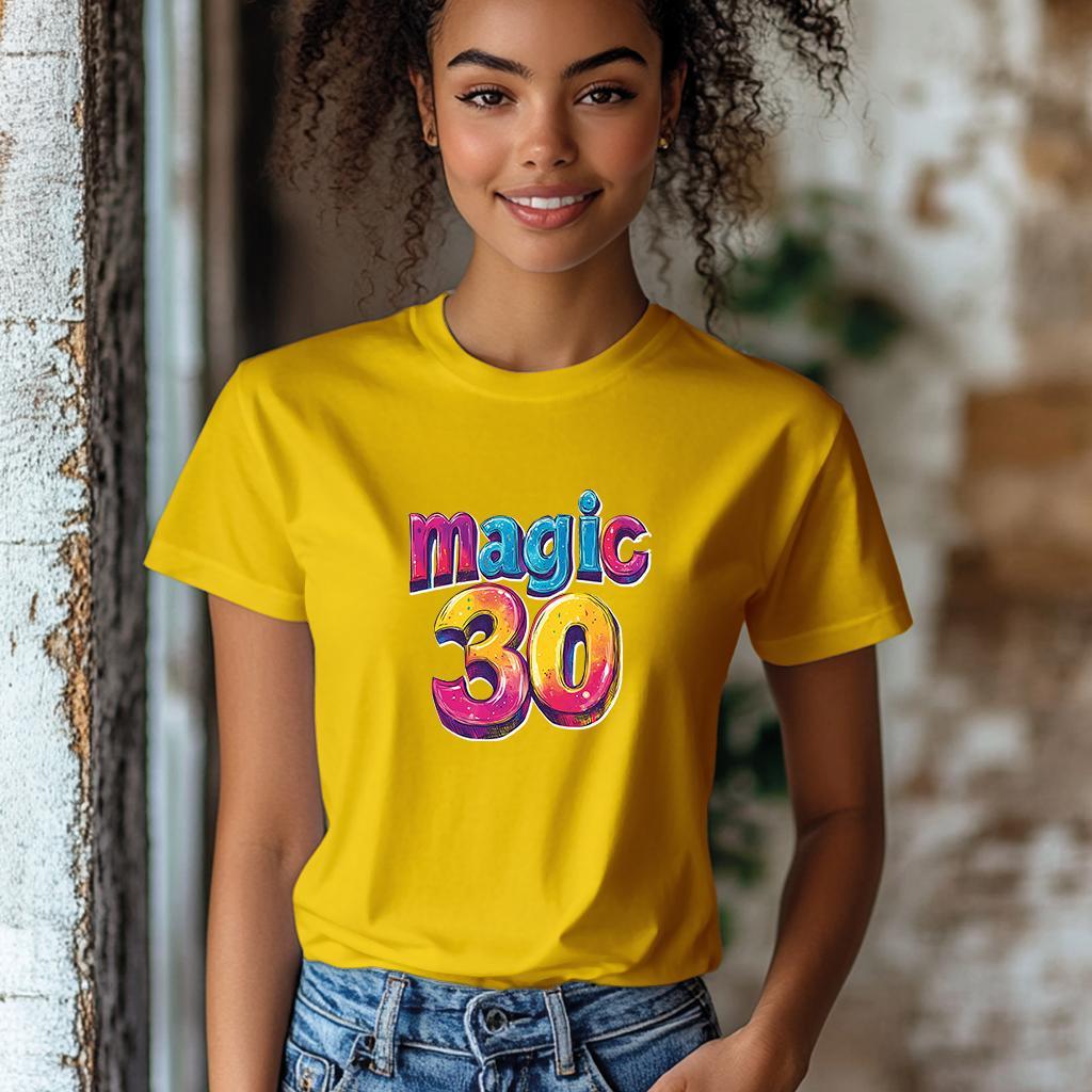 Camiseta Majica sa štampanim printom Cam 900, Ženska, Zlatne boje