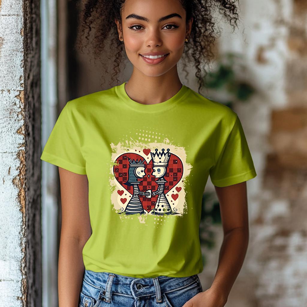 Camiseta Majica sa štampanim printom Cam 877, Ženska, Limeta