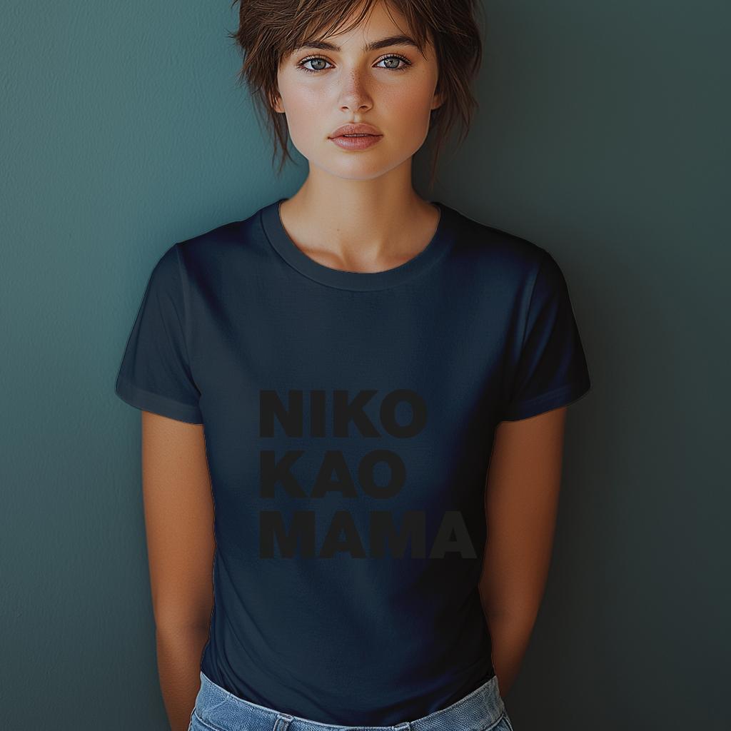 Camiseta Majica sa štampanim printom Cam 895, Ženska, Teget