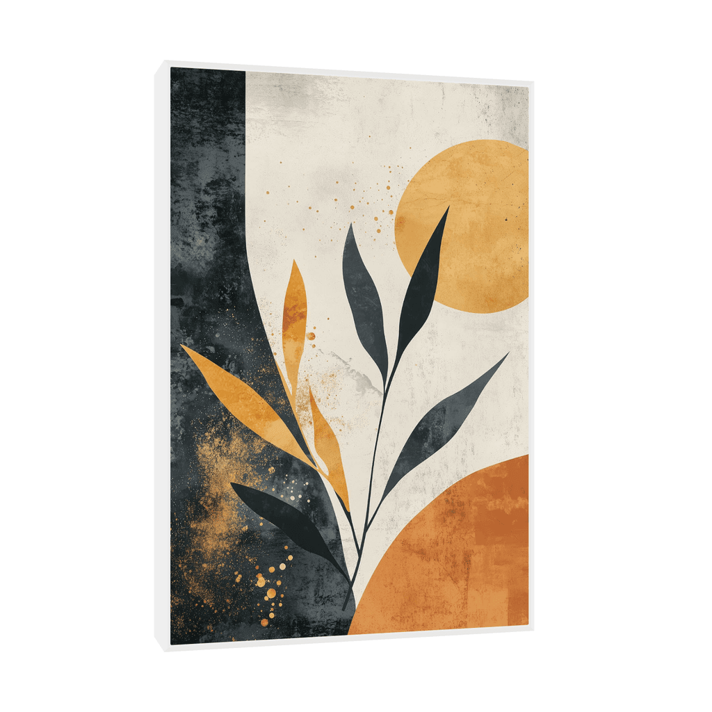 Canvas Slika na platu Zlatna zora, 80x120cm, Sa ramom, Beli