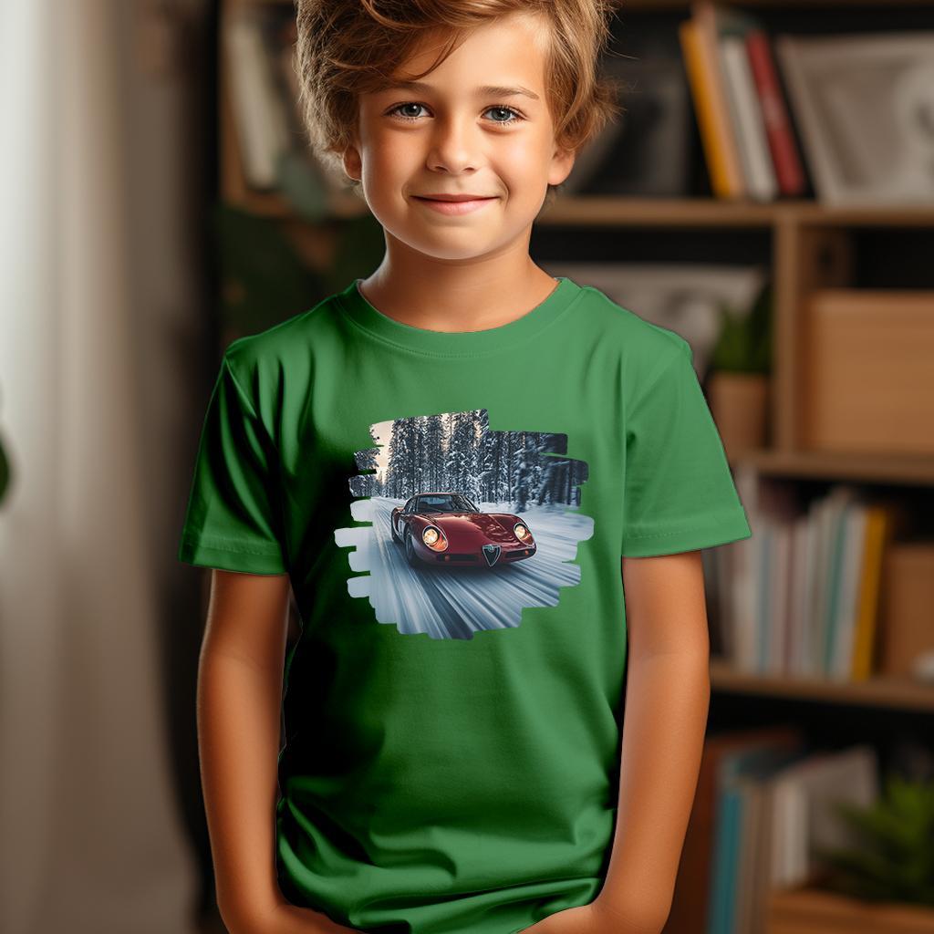 Camiseta Majica sa štampanim printom Cam 847, Dečija, Zelena