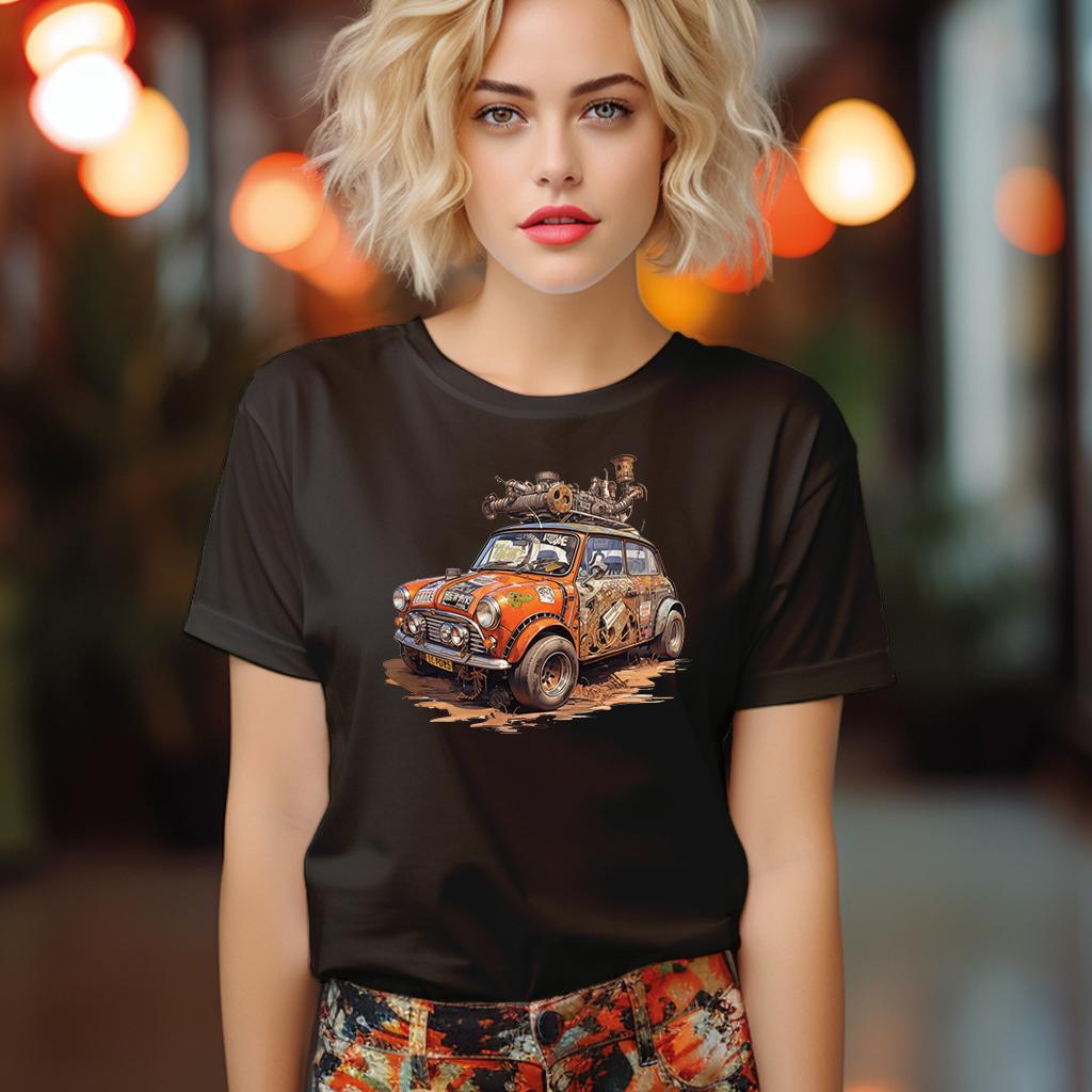 Camiseta Majica sa štampanim printom Cam 854, Ženska, Čokolada