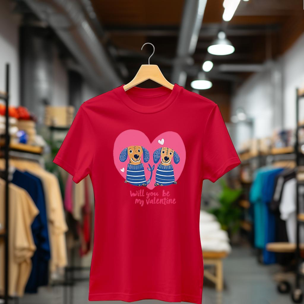 Camiseta Majica sa štampanim printom Cam 872, Ženska, Crvena