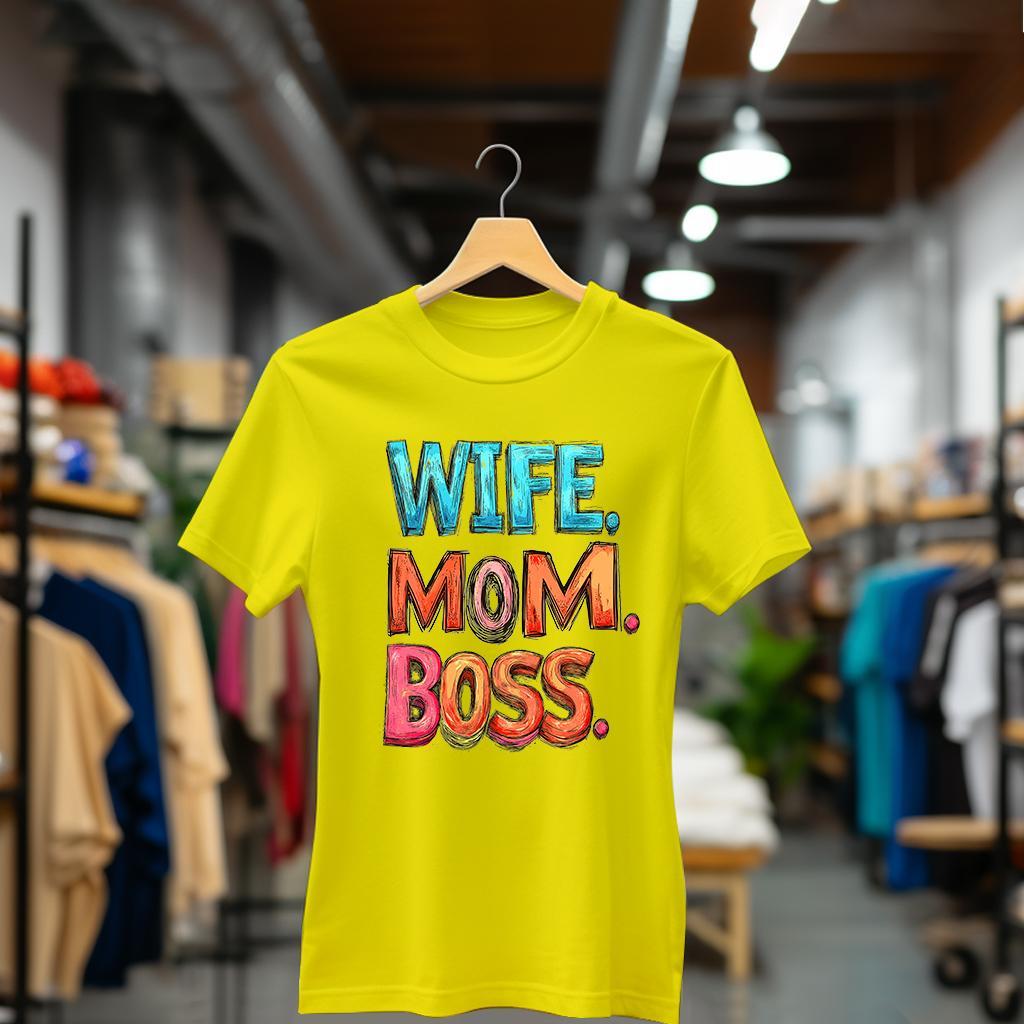 Camiseta Majica sa štampanim printom Cam 883, Ženska, Žuta