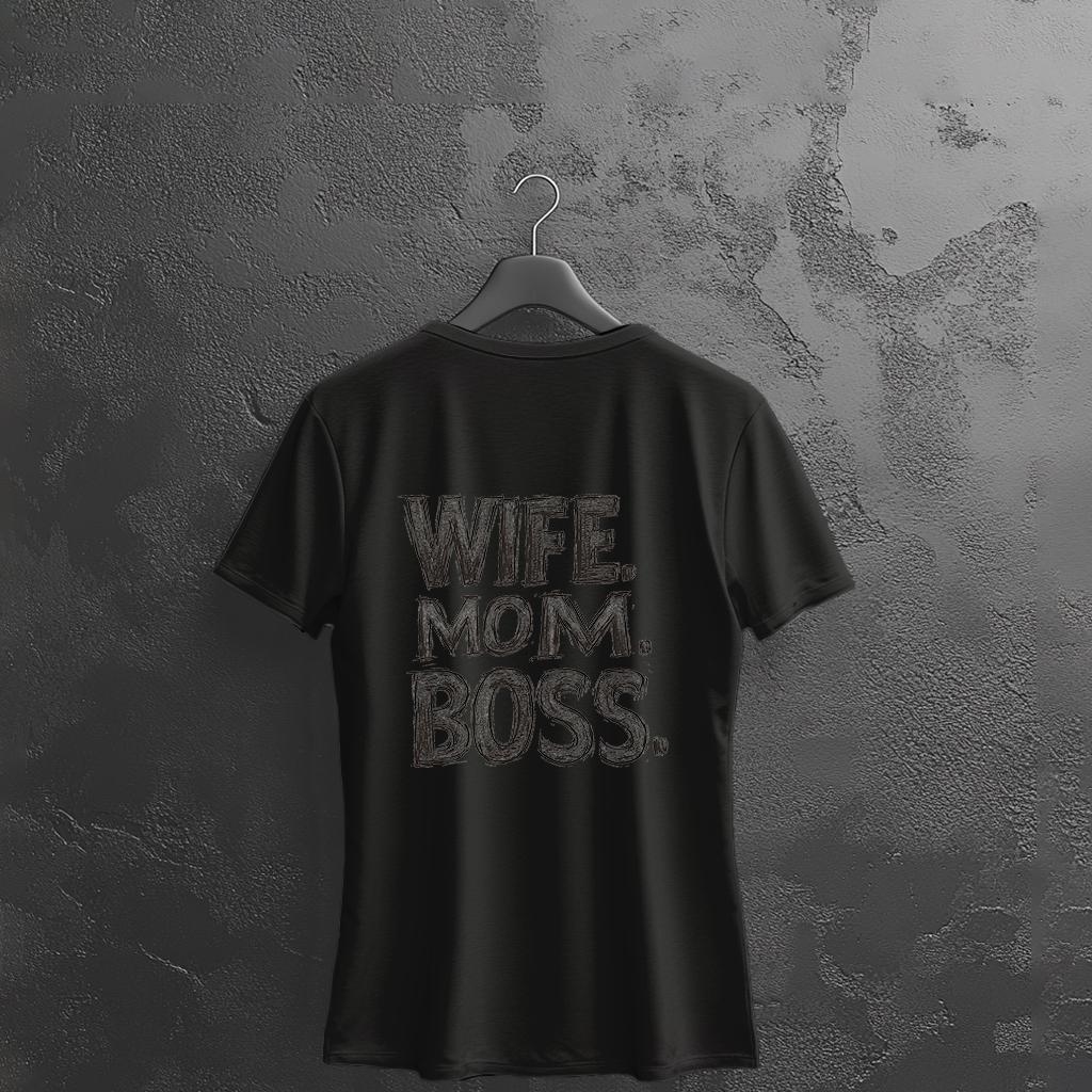 Camiseta Majica sa štampanim printom Cam 886, Ženska, Crna