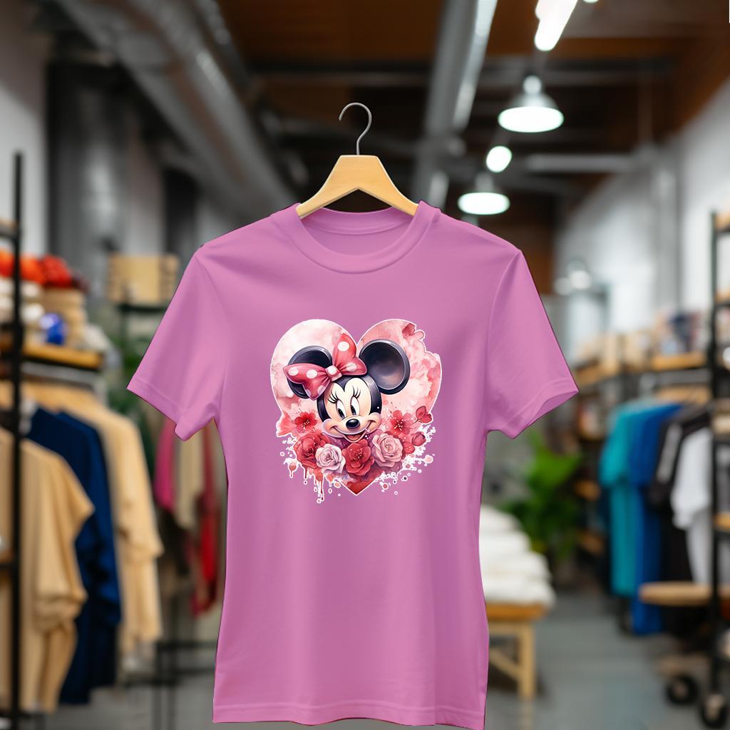 Camiseta Majica sa štampanim printom Cam 882, Ženska, Orhideja