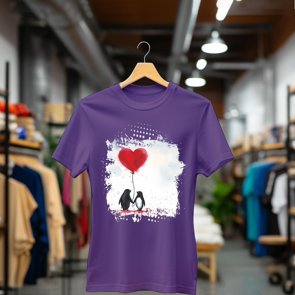 Camiseta Majica sa štampanim printom Cam 879, Ženska, Patlidžan