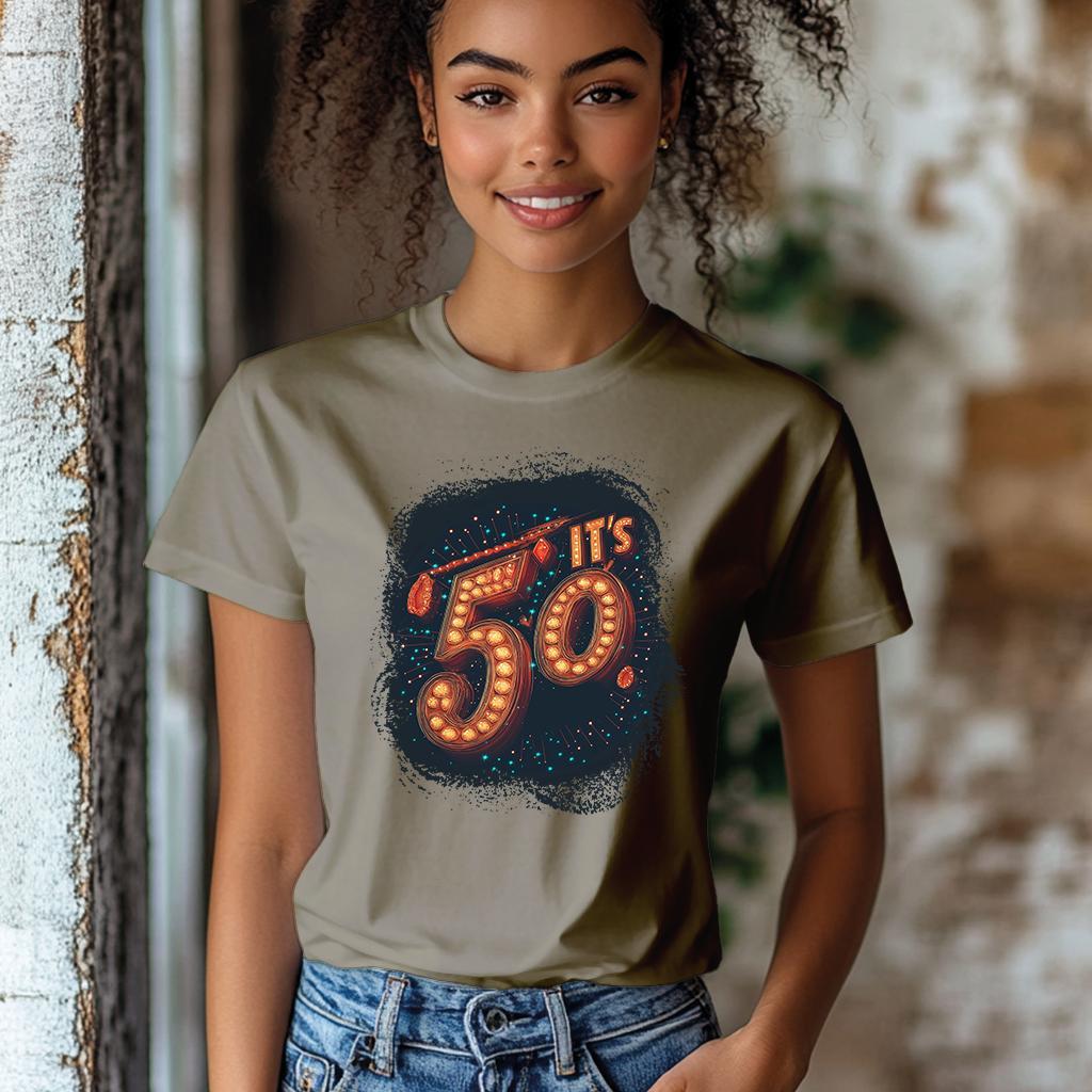 Camiseta Majica sa štampanim printom Cam 907, Ženska, Kaki