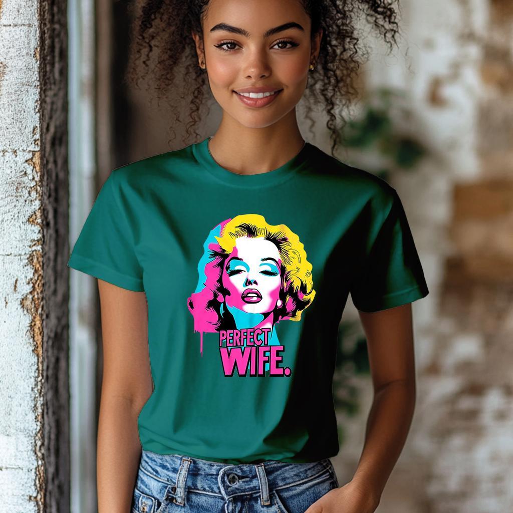 Camiseta Majica sa štampanim printom Cam 891, Ženska, Bambus