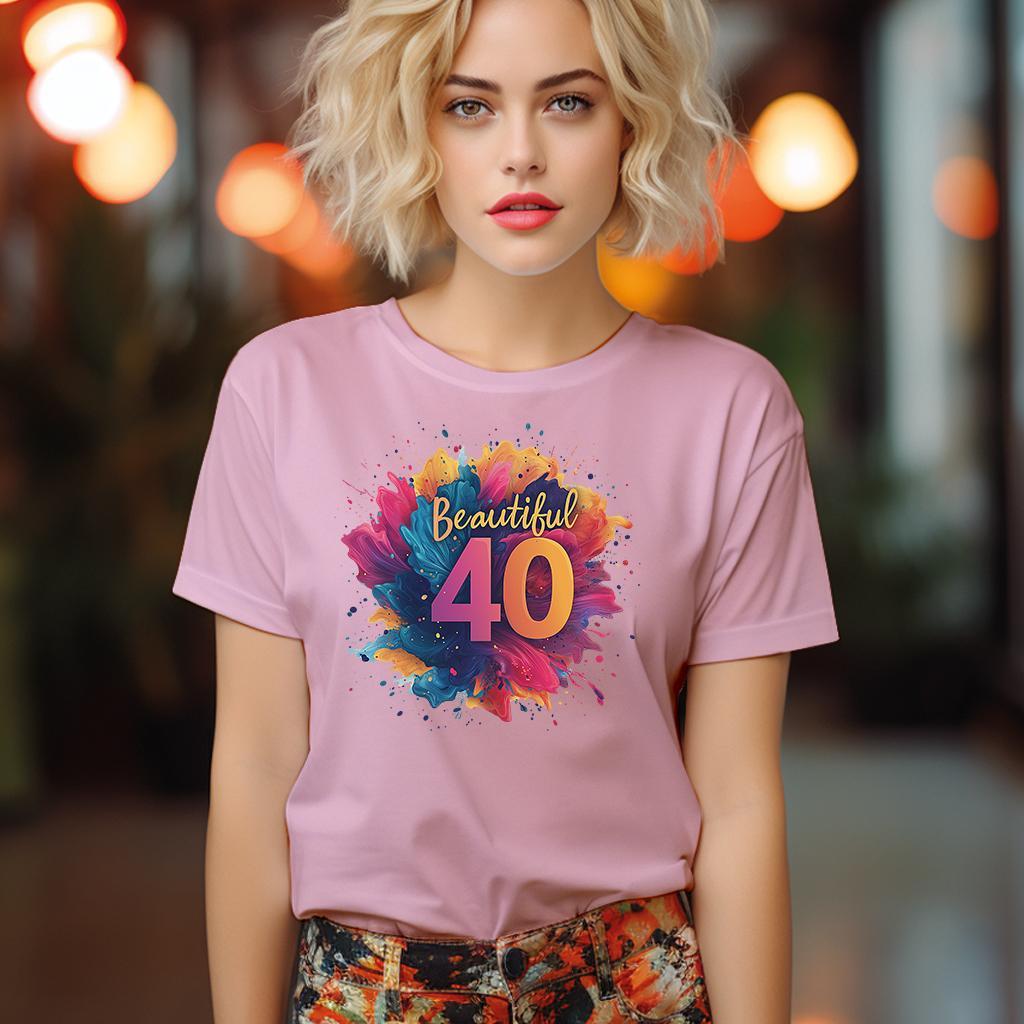 Camiseta Majica sa štampanim printom Cam 901, Ženska, Roze