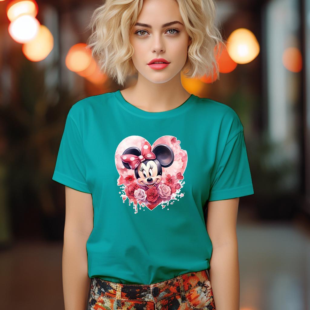 Camiseta Majica sa štampanim printom Cam 882, Ženska, Tirkizna