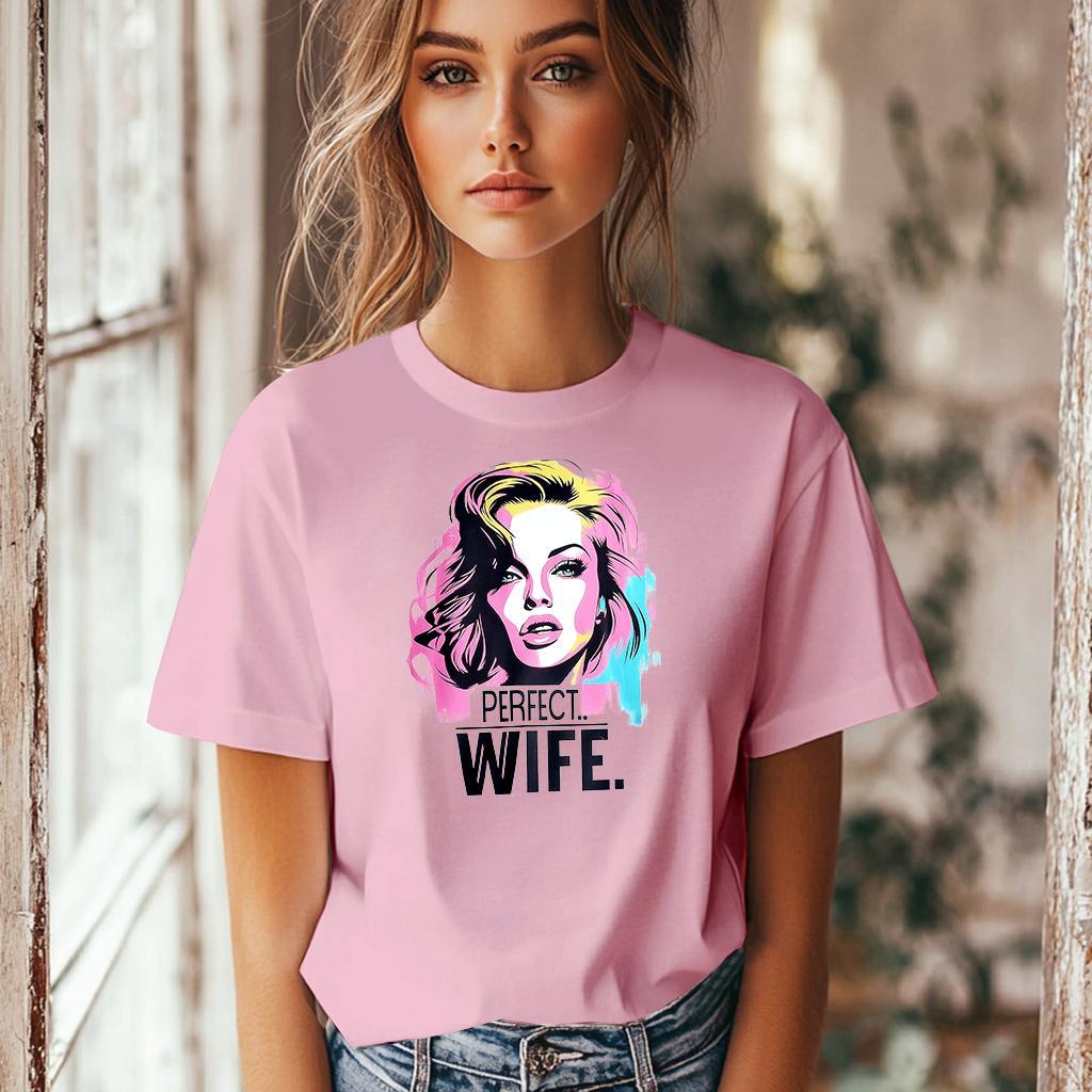 Camiseta Majica sa štampanim printom Cam 890, Ženska, Roze