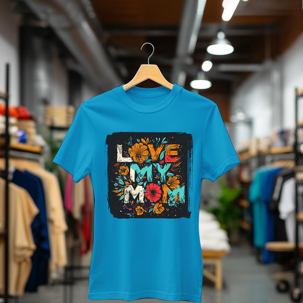 Camiseta Majica sa štampanim printom Cam 888, Ženska, Akva