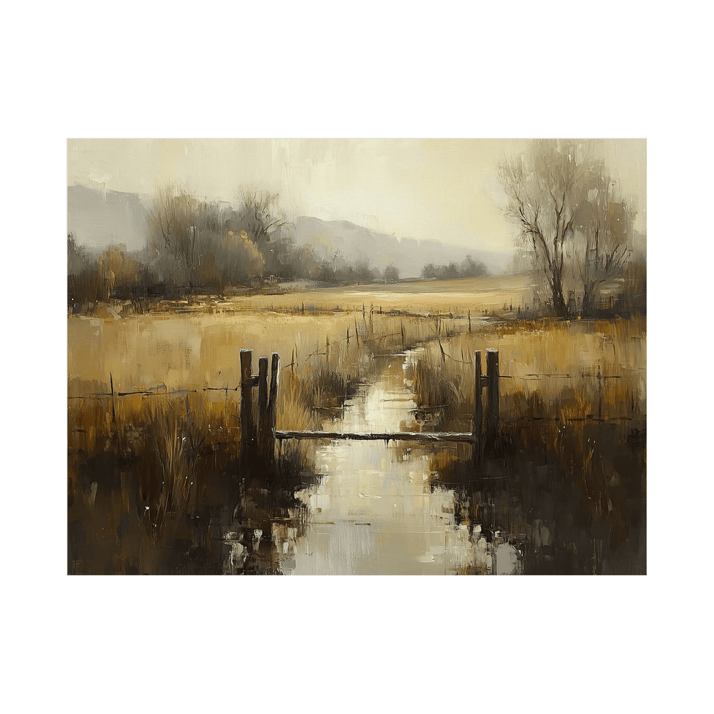 Canvas Slika na platnu Jesenji pejzaž, 80 x 60 cm