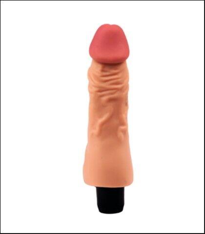 Fantasy Toys Vibrator The Real Deal, 17.8cm, Boja kože