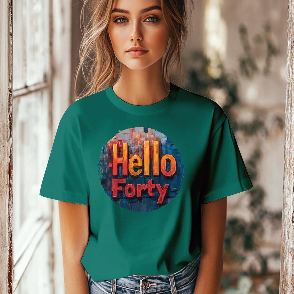 Camiseta Majica sa štampanim printom Cam 904, Ženska, Bambus