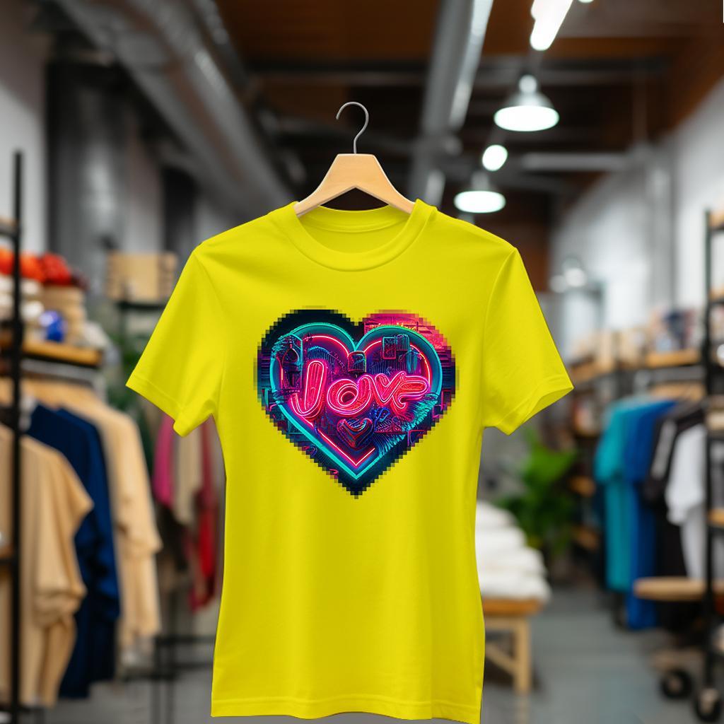 Camiseta Majica sa štampanim printom Cam 873, Ženska, Žuta