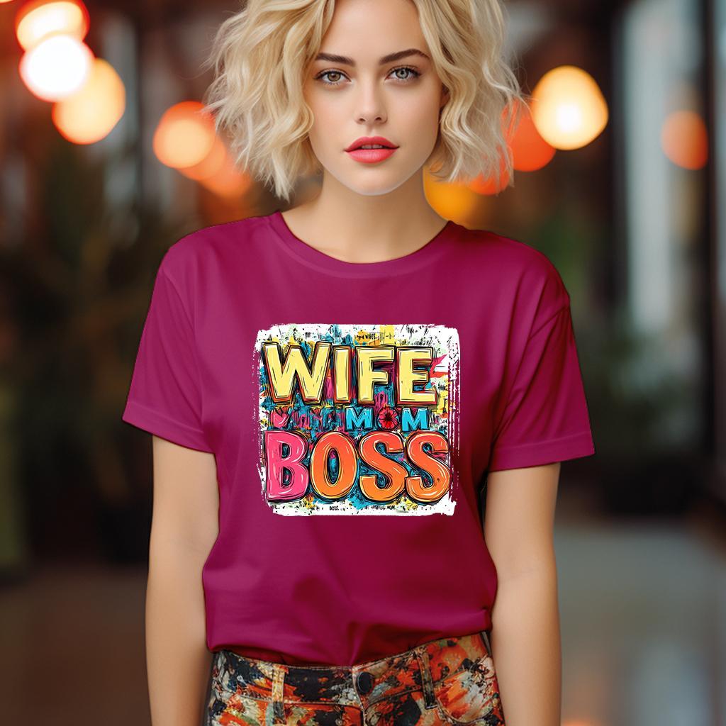 Camiseta Majica sa štampanim printom Cam 892, Ženska, Ružičasta