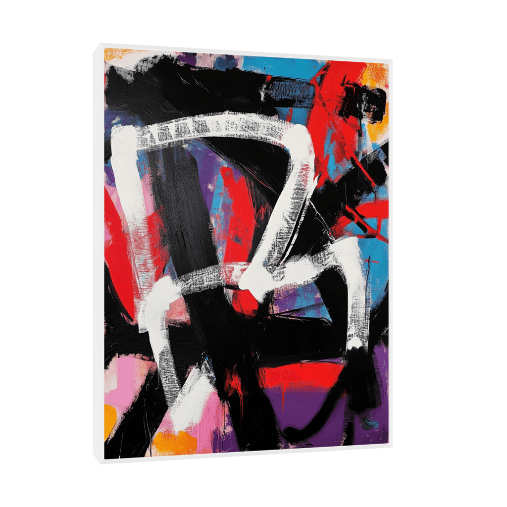 Canvas Slika na platnu Ekspresija, Sa ramom, 45 x 60 cm, Beli