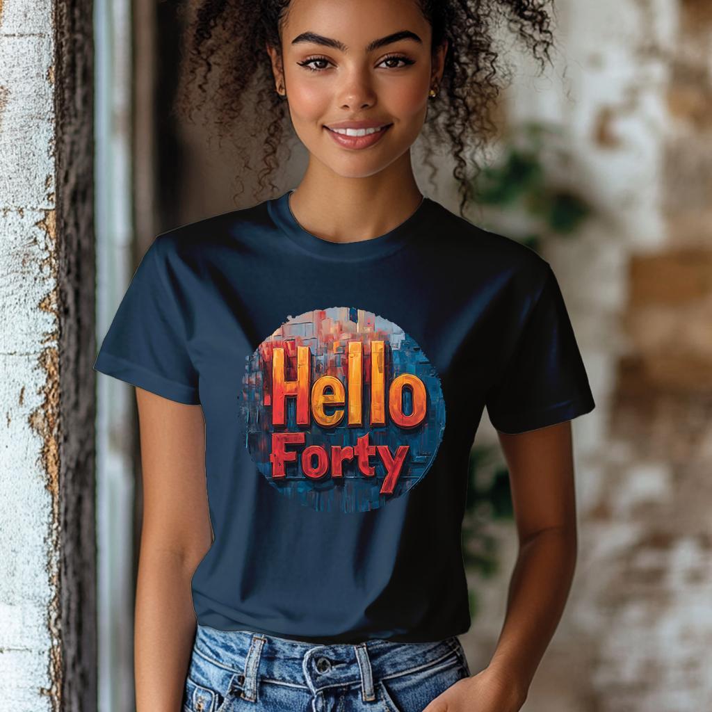 Camiseta Majica sa štampanim printom Cam 904, Ženska, Tamnoplava