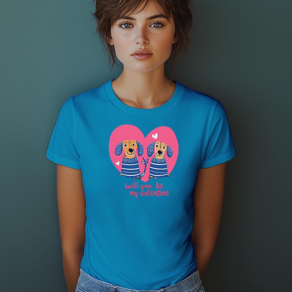 Camiseta Majica sa štampanim printom Cam 872, Ženska, Akva