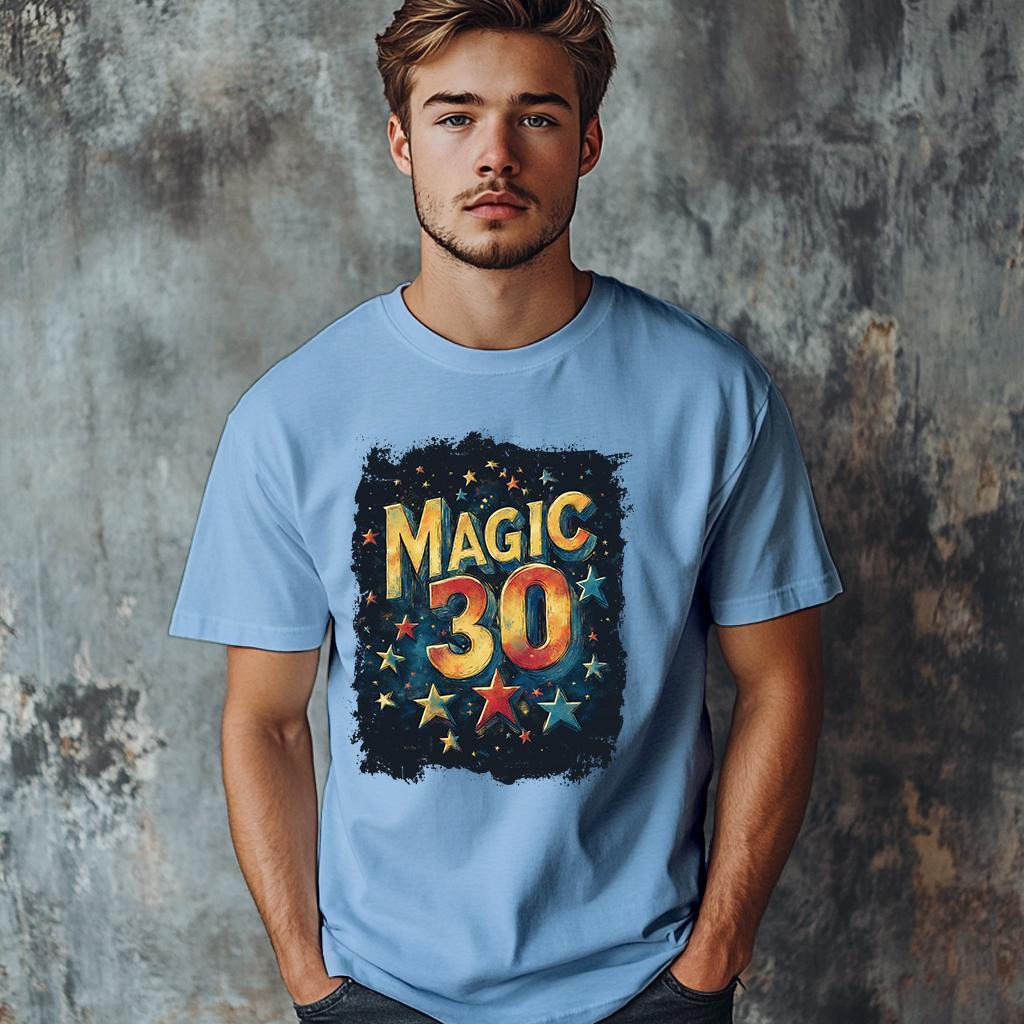 Camiseta Majica sa štampanim printom Cam 899, Muška, Cijan