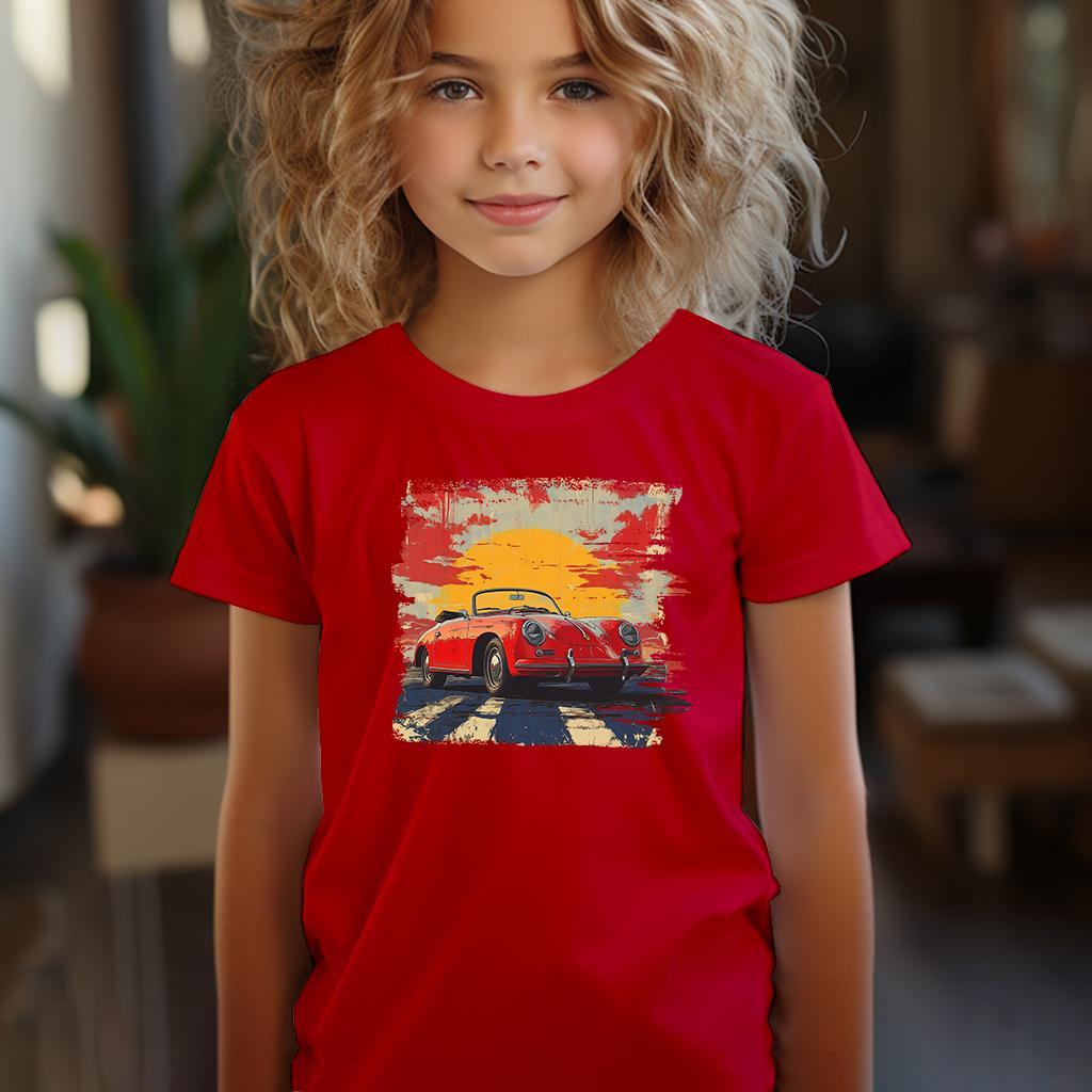 Camiseta Majica sa štampanim printom Cam 843, Dečija, Crvena