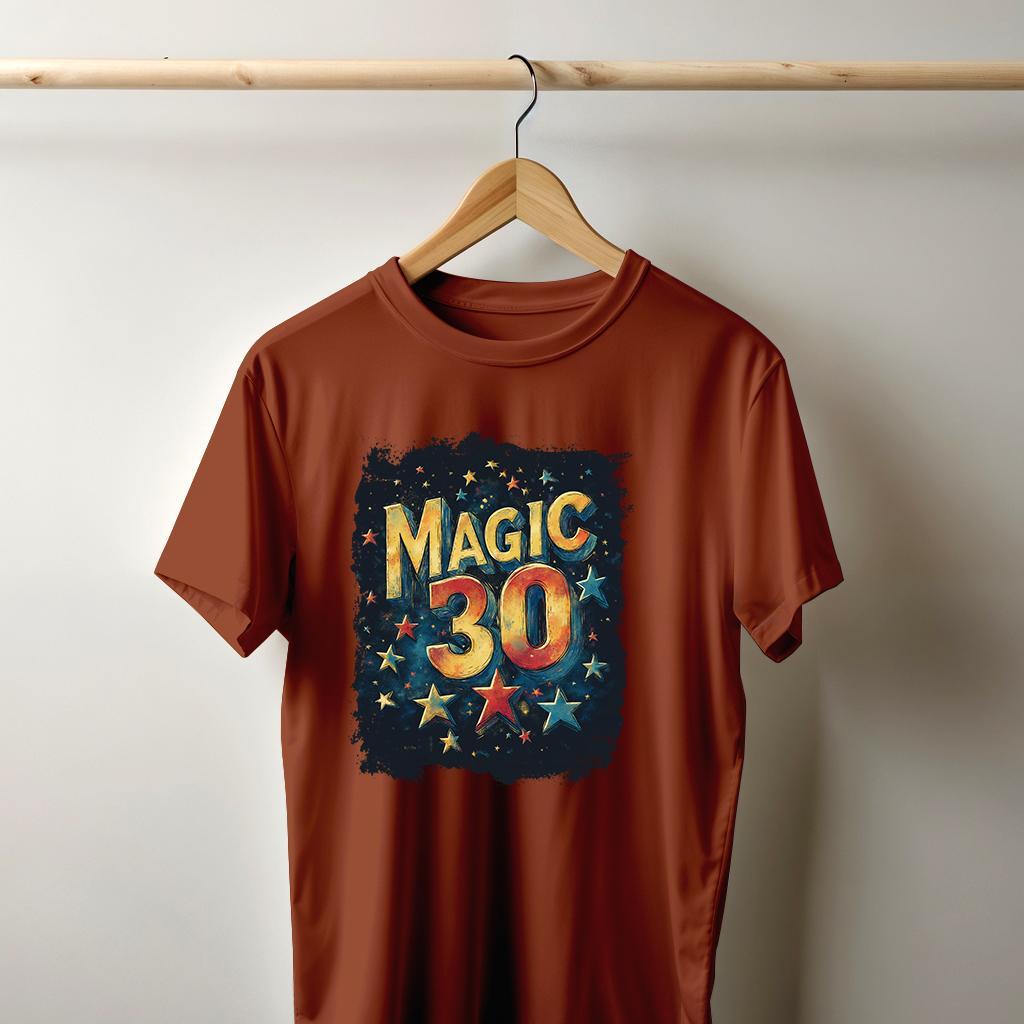 Camiseta Majica sa štampanim printom Cam 899, Muška, Terakota