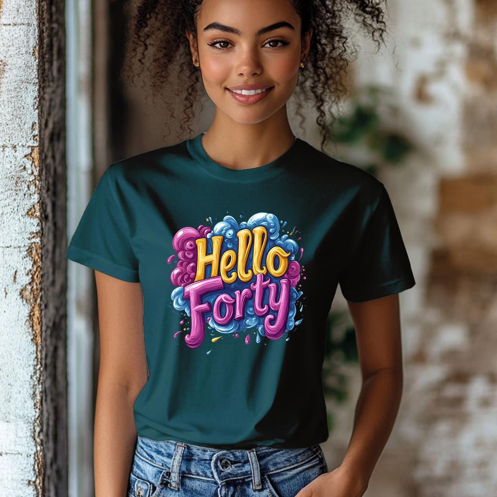 Camiseta Majica sa štampanim printom Cam 903, Ženska, Teksas