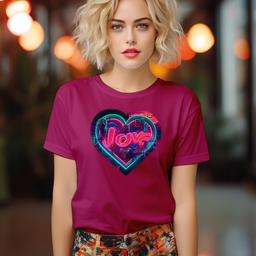 Camiseta Majica sa štampanim printom Cam 873, Ženska, Ružičasta